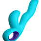 Klio Triple Action Thumping Rabbit Vibrator - Turquoise