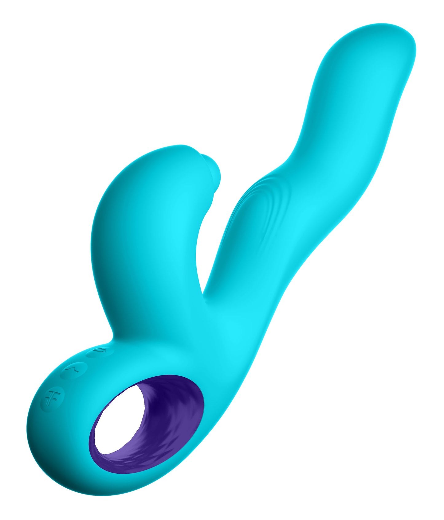 Klio Triple Action Thumping Rabbit Vibrator - Turquoise
