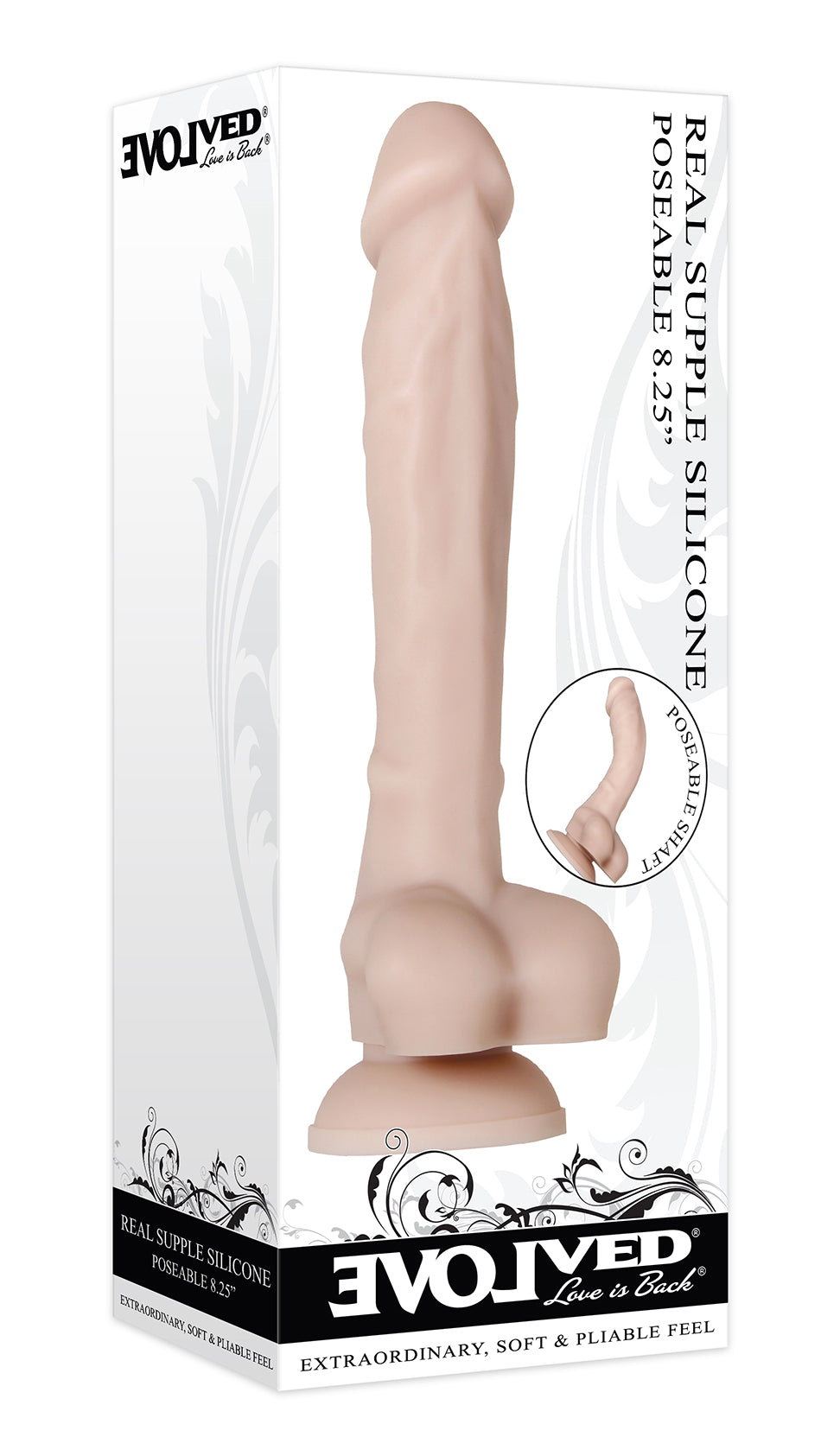 Real Supple Silicone Poseable 8.25 Inch