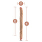 Dr. Skin Plus - 14 Posable Double Dong - Beige