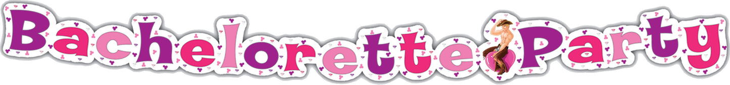Bachelorette Party Letter Banner
