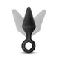 Anal Adventures Platinum - Silicone Loop Plug -  Medium - Black