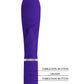 Prescott Super Soft Rabbit Silicone Vibrator - Purple