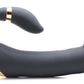 10x Pleasure Pose Come Hither Silicone Vibe With Poseable Clit Stim