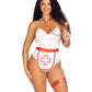 5 Pc Nurse Kit - One Size - White/red