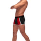 Retro Sport Panel Short- X-Large - Black/ Red