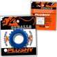 Plushy Single Ring - Blue Fire