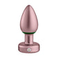 Bougie Plug Anodized Aluminum Butt Plug - Rose Gold