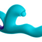 Klio Triple Action Thumping Rabbit Vibrator - Turquoise