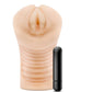 Enlust Georgia Male Masturbator With Bullet Vibrator - Beige