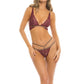 Lurex Dreams 2 Pc Set - Small/medium - Burgundy