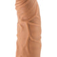 Lock on - Argonite - 8 Inch Dildo With Suction Cup Adapter - Mocha