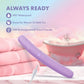 Play With Me Silicone Double Ended Vibrator - Purple