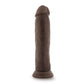Dr. Skin Plus - 9 Inch Posable Thick Dildo - Chocolate