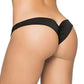 Flattering Mini Srunchy Panty - Medium/large - Black