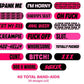 Naughty Naughty XXX Ouchie Stix Bandages40pack