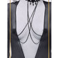 Lace Collar With Nipple Ties