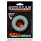 Axis - Rib Griphold Cockring - Clear Ice