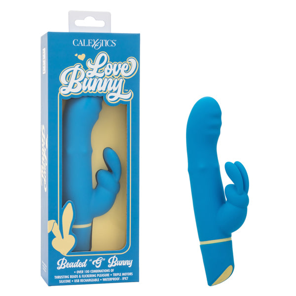 Love Bunny Beaded G Bunny - Blue