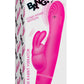 Come Hither Silicone Rabbit Vibrator - Pink