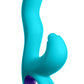 Klio Triple Action Thumping Rabbit Vibrator - Turquoise
