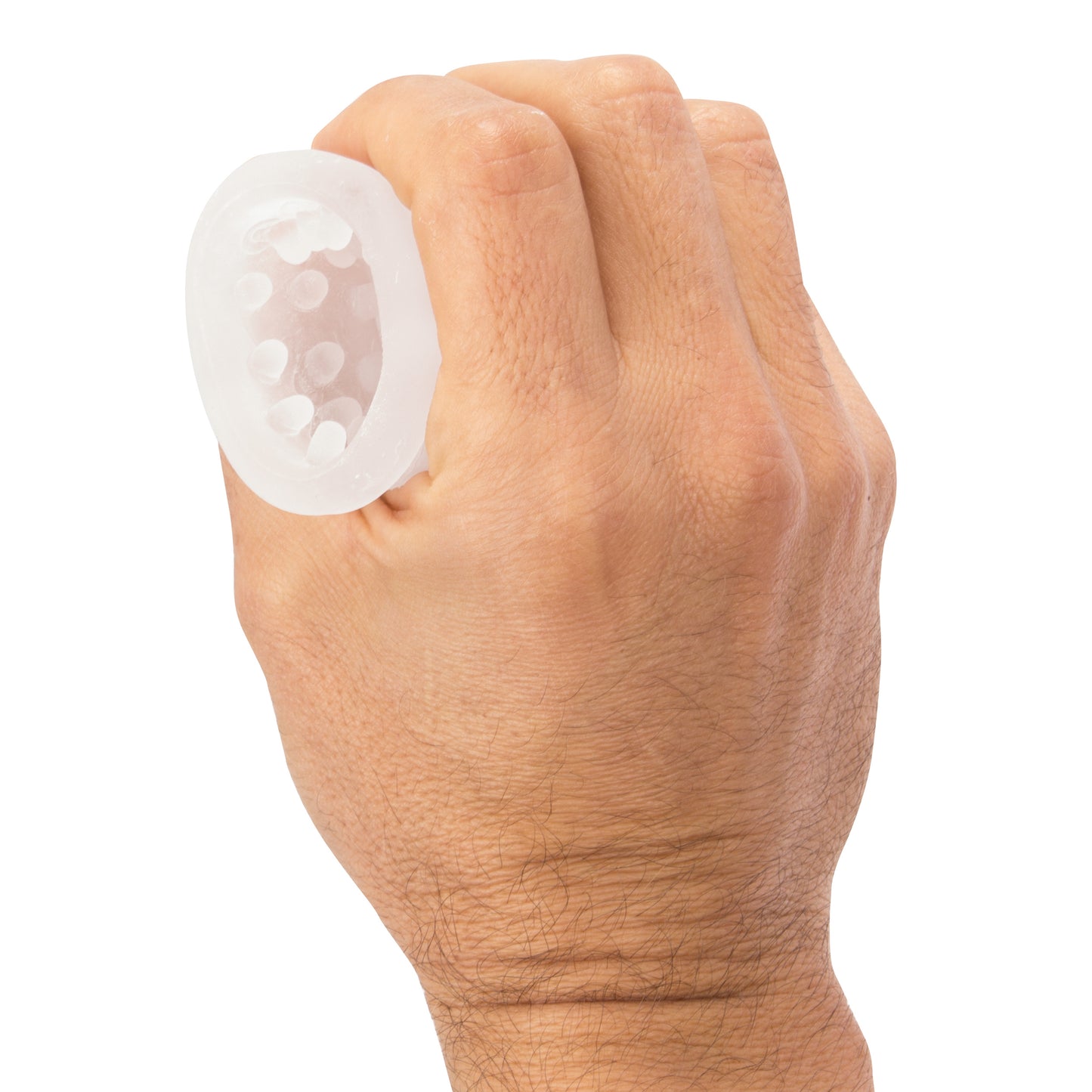 Jackits Mansturbation Sleeve - 12 Count Pop Box  Display - Clear
