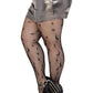 Celestial Net Tights - 1x/2x - Black