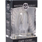 Peephole Clear Hollow Anal Plug - Large