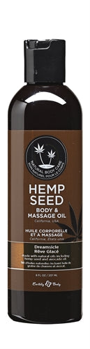 Hemp Seed Massage Oil - 8 Fl. Oz. - Dreamsicle EB-MAS002