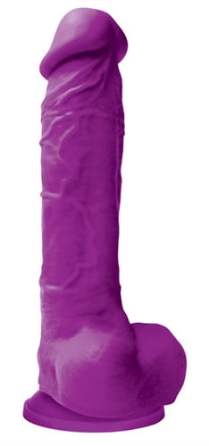 Colours Pleasures - 8" Dildo - Purple NSN0405-25
