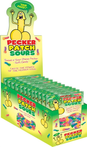 Pecker Patch Sour Gummies - 12 Piece Display HTP2422-D