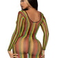 Rasta Net Mini Dress - One Size