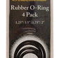 Rubber O Ring 4 Pack