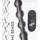Bang - Vibrating Silicone Anal Beads and Remote Black BNG-AG614-BLK