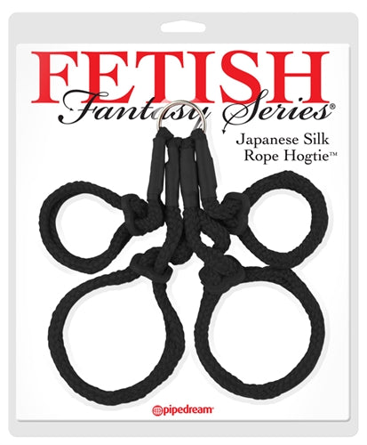 Fetish Fantasy Series Japanese Silk Rope  Hogtie - Black