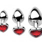Chrome Hearts 3 Piece Anal Plugs With Gem Accents