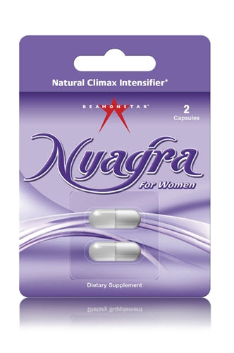 Nyagra Natural Climax Intense - 2 Capsule Blister  Pack - Each NYA02P