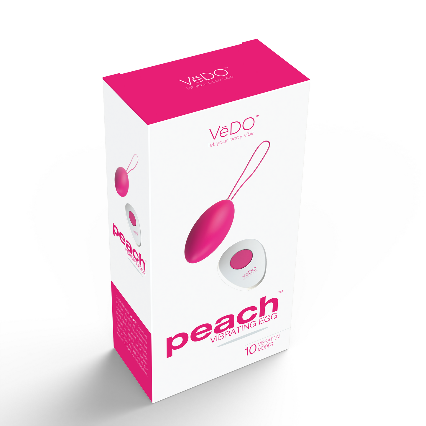 Peach Vibrating Egg - Foxy Pink VI-B0309
