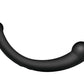 10x Vibra-Crescent Silicone Dual Ended Dildo -  Black