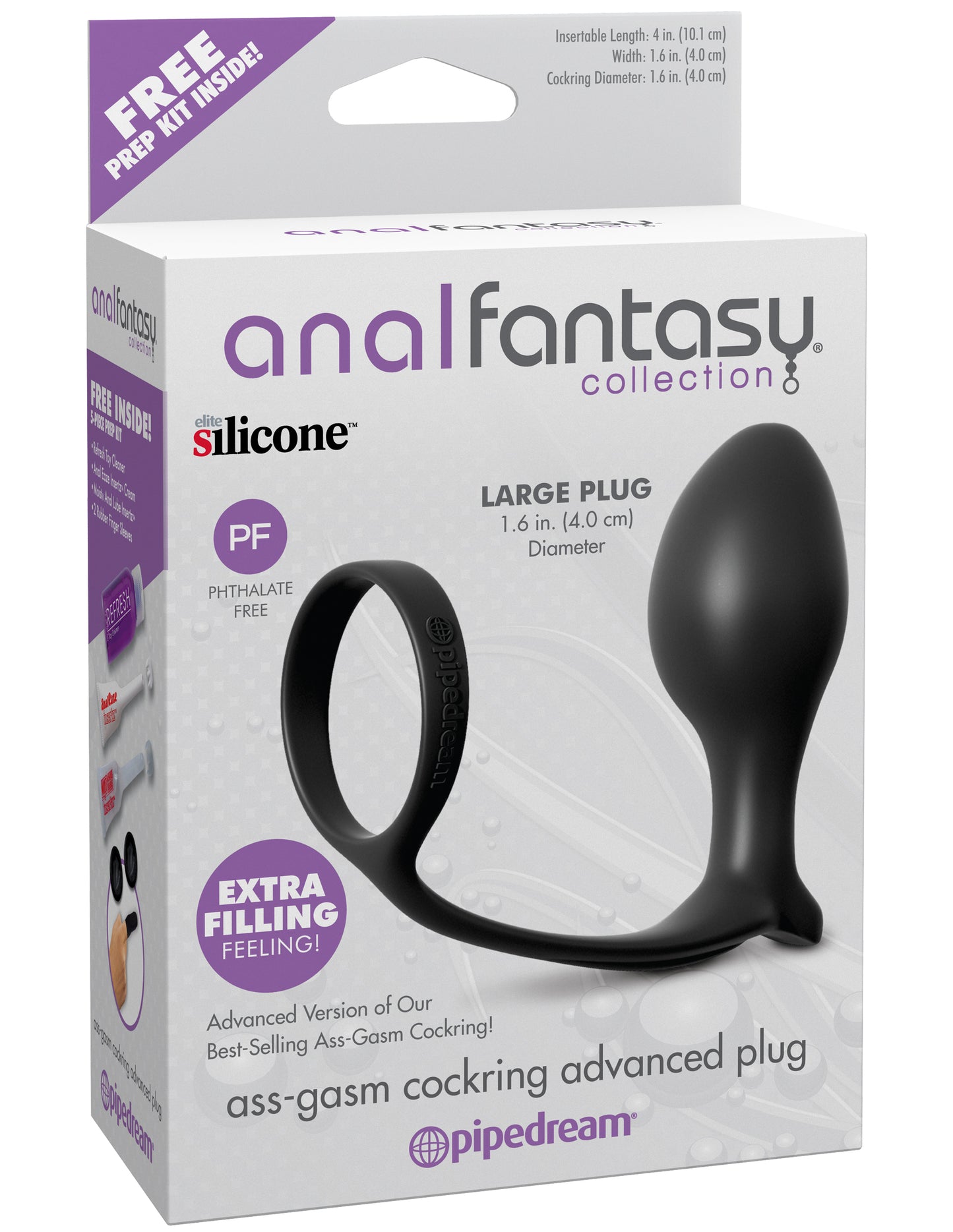Anal Fantasy Collection Ass Gasm Cockring  Advanced Plug PD4694-23
