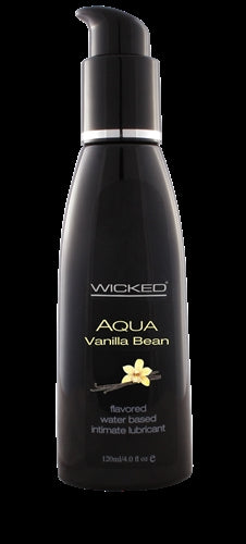 Aqua Vanilla Bean Flavored Water-Based Intimate Lubricant 2 Oz. WS-90332