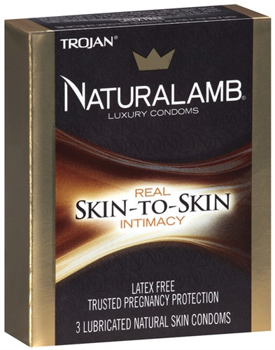 Trojan Naturalamb Luxury Condoms - 3 Pack TJ98050