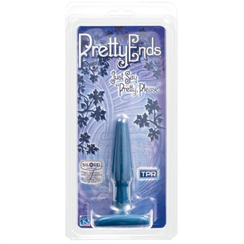 Pretty Ends Iridescent Butt Plugs - Small - Midnight Blue