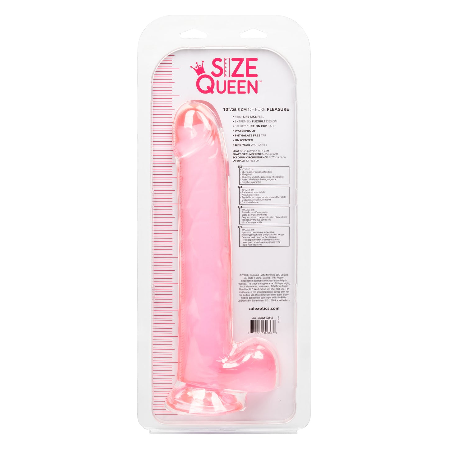 Size Queen 10 Inch - Pink
