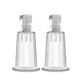 Temptasia  Nipple Pumping Cylinders  Set of 2 (1 Inch Diameter) - Clear