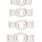 Titanmen Tools Cock Ring Set - Clear