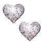 Sequin Medusa Magic Flip Black to Silver I Heart  U Nipztix Pasties