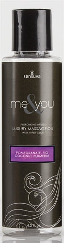 Me and You Massage Oil - Pomegranate Fig Coconut Plumeria - 4.2 Oz. SEN-VL414