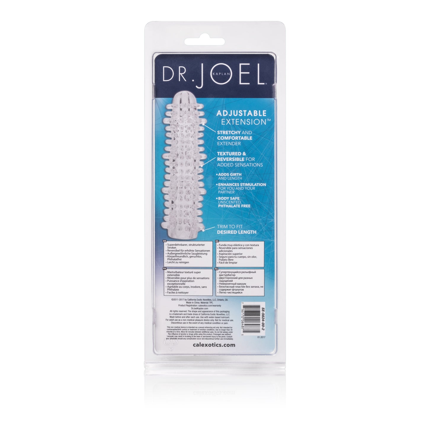 Dr. Joel Kaplan - Adjustable Extension With Added Grith - Clear