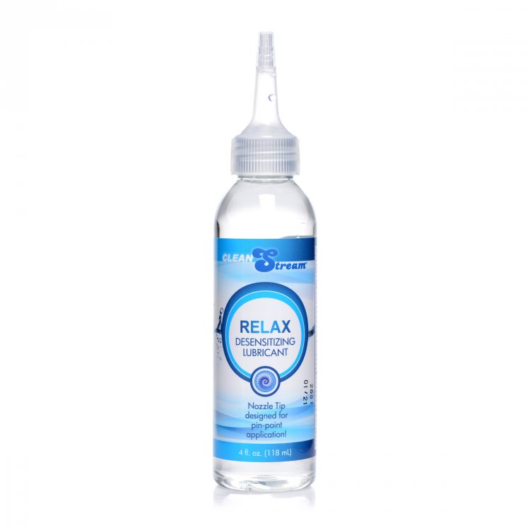 Relax Desensitizing Lubricant With Nozzle Tip - 4  Oz. 118ml